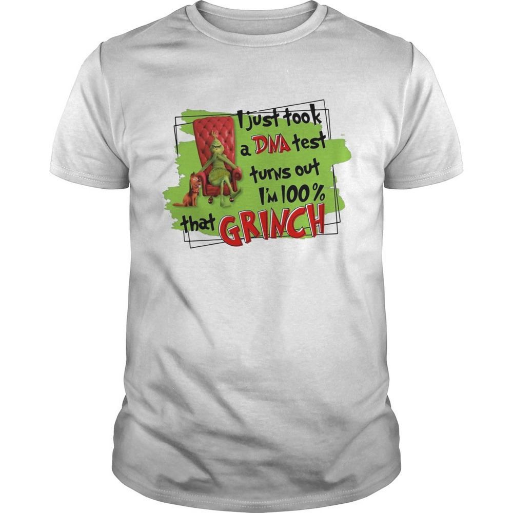 I Just Took A Dna Test Turns Out Im 100 That Grinch Shirt